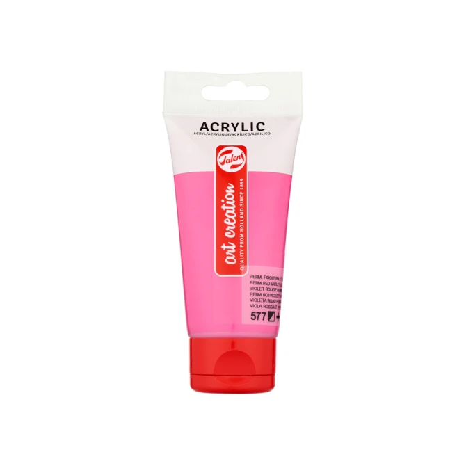 Acrylverf Talens Art Creation 577 permanentroodviolet licht tube à 75ml