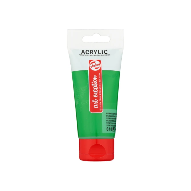 Acrylverf Talens Art Creation 618 permanentgroen licht tube à 75ml