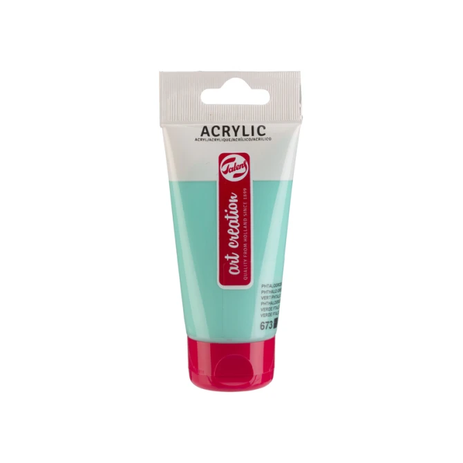 Acrylverf Talens Art Creation 673 phtalogroen licht tube à 75ml