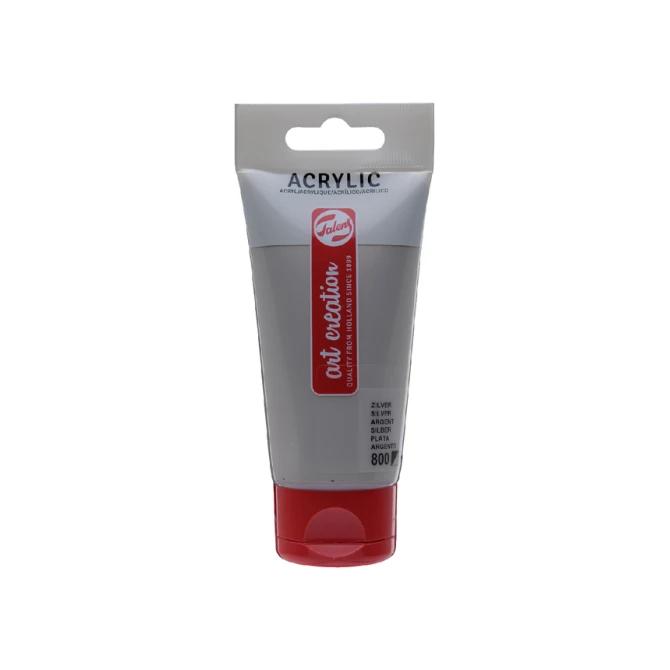Acrylverf Talens Art Creation 800 zilver tube à 75ml