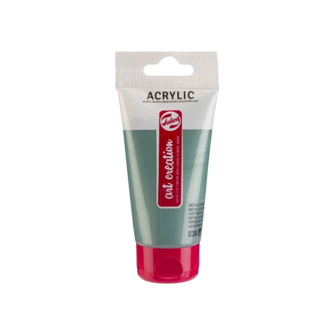 Acrylverf Talens Art Creation 836 metallicgroen tube à 75ml