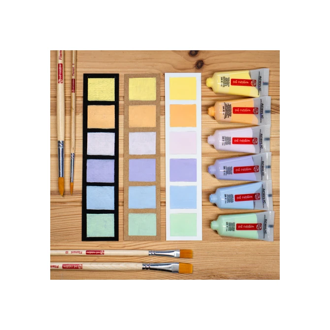 Acrylverf Talens Art Creation Pastel 12ml set à 6 kleuren