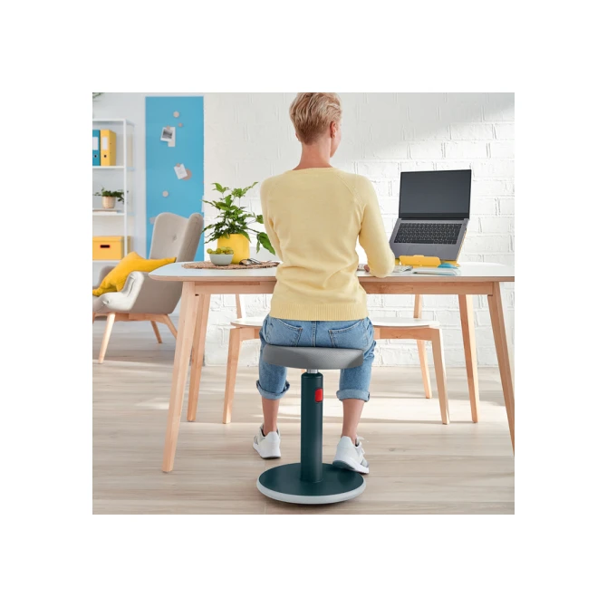 Actieve zit-sta kruk Leitz Ergo Cosy grijs