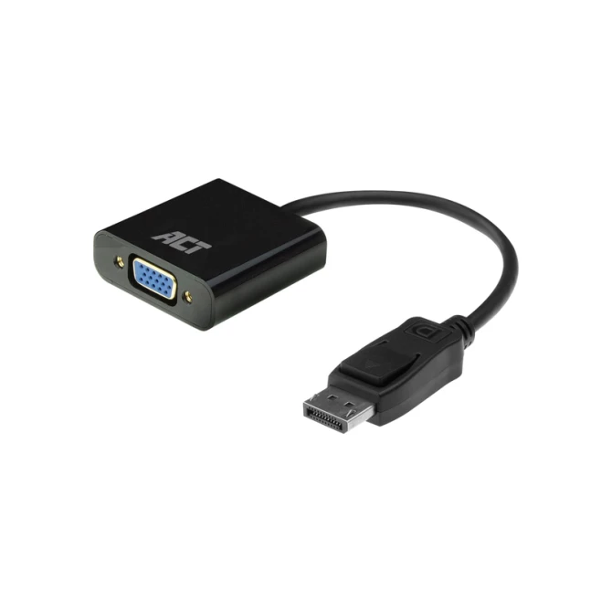 Adapter ACT DisplayPort naar VGA 0.15 meter