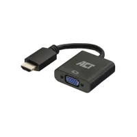 Adapter ACT HDMI naar VGA met audio 0.15 meter