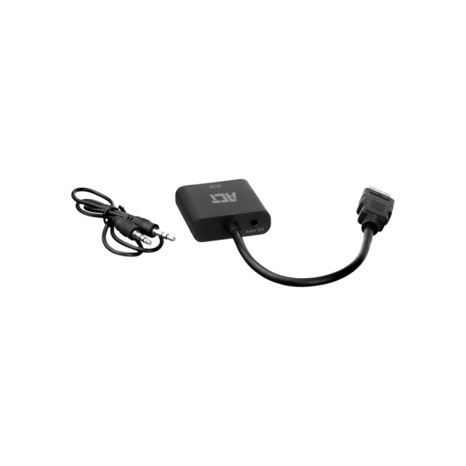 Adapter ACT HDMI naar VGA met audio 0.15 meter