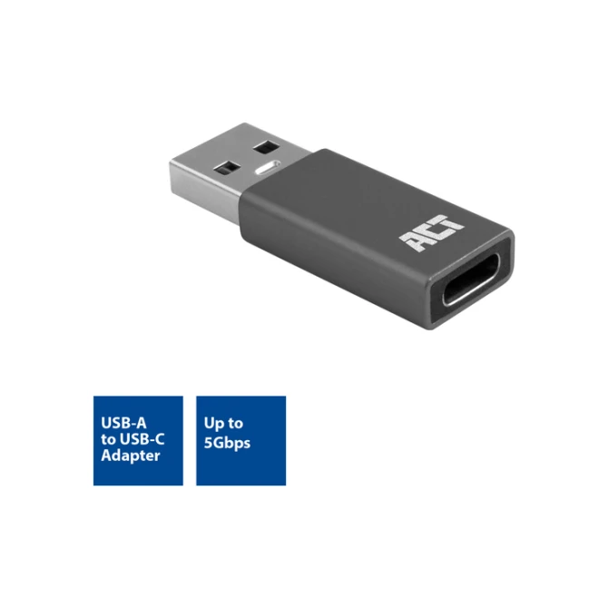 Adapter ACT USB-A naar USB-C USB 3.2 Gen.1