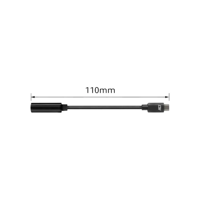 Adapter ACT USB-C naar 3.5mm audio jack 0.1 meter