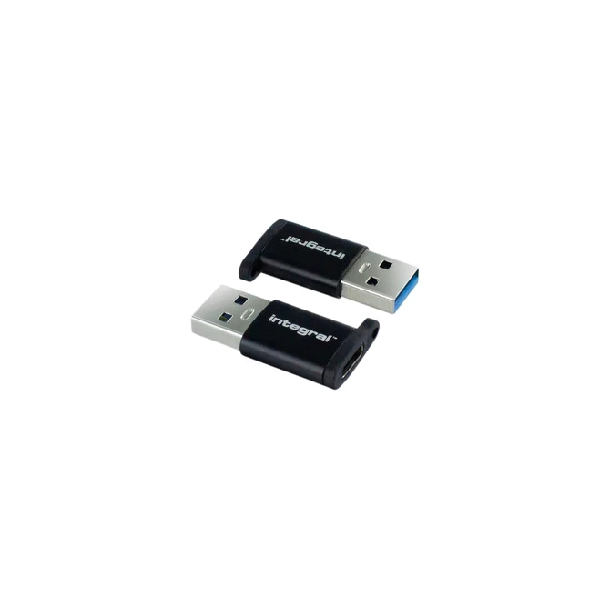 Adapter Integral USB-C naar USB-A 2-pack