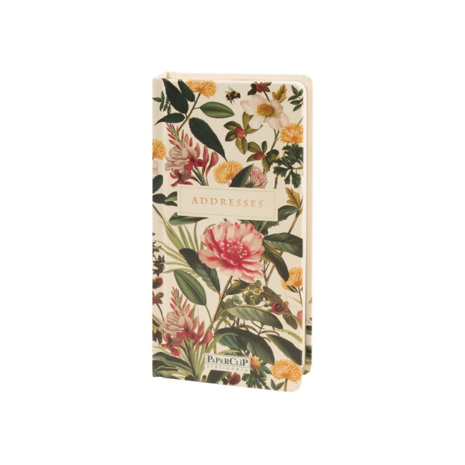 Adressenboek Paperclip Colibri 18x9cm 80vel 100gr