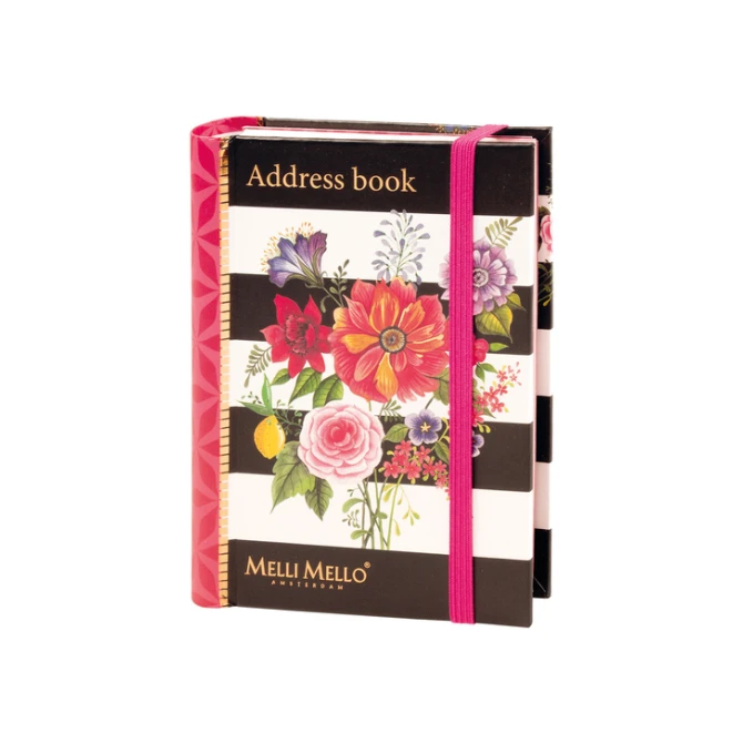 Adressenboek Paperclip Melli Mello A6 80vel 100gr