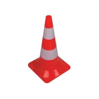 Afbakeningskegel 50cm rood wit