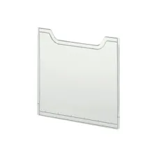 Afdekplaat Exacompta folderhouder A4 staand helderglas Afdekplaat Exacompta folderhouder A4 staand helderglas