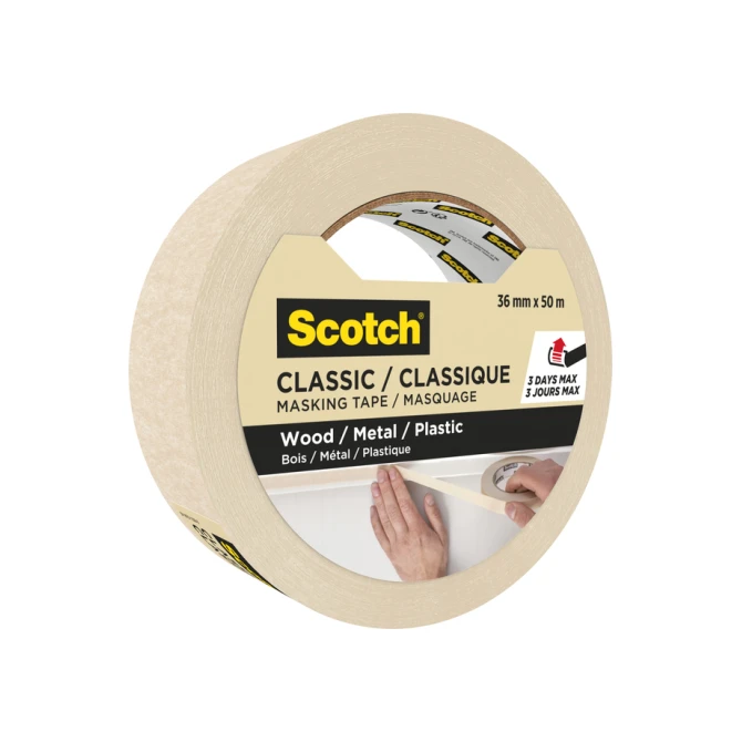 Afplaktape Scotch Classic 36mmx50m beige