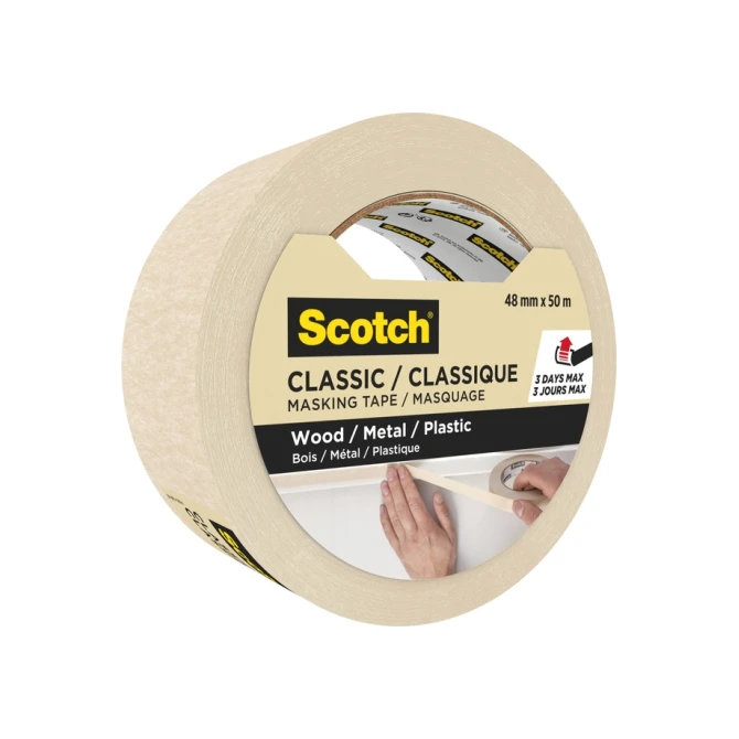 Afplaktape Scotch Classic 48mmx50m beige