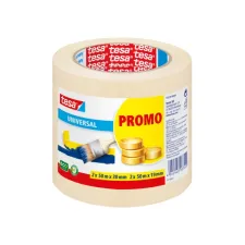 Afplaktape tesa® Economy 2x 50mx30mm, 2x 50mx19mm promopack Afplaktape tesa® Economy 2x 50mx30mm, 2x 50mx19mm promopack