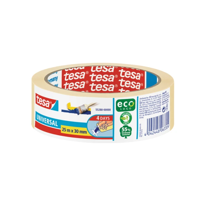 Afplaktape tesa®  Economy 30mmx25m geel