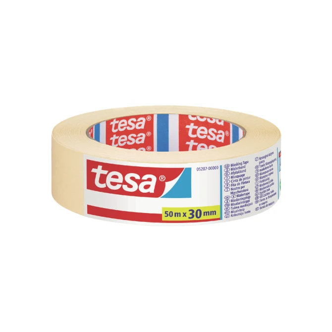 Afplaktape tesa®  Economy 30mmx50m geel