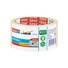 Afplaktape tesa® Economy 50mmx25m beige Afplaktape tesa® Economy 50mmx25m beige