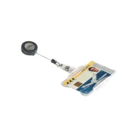 Afrolmechanisme Durable 8011 54x85mm met open pashouder