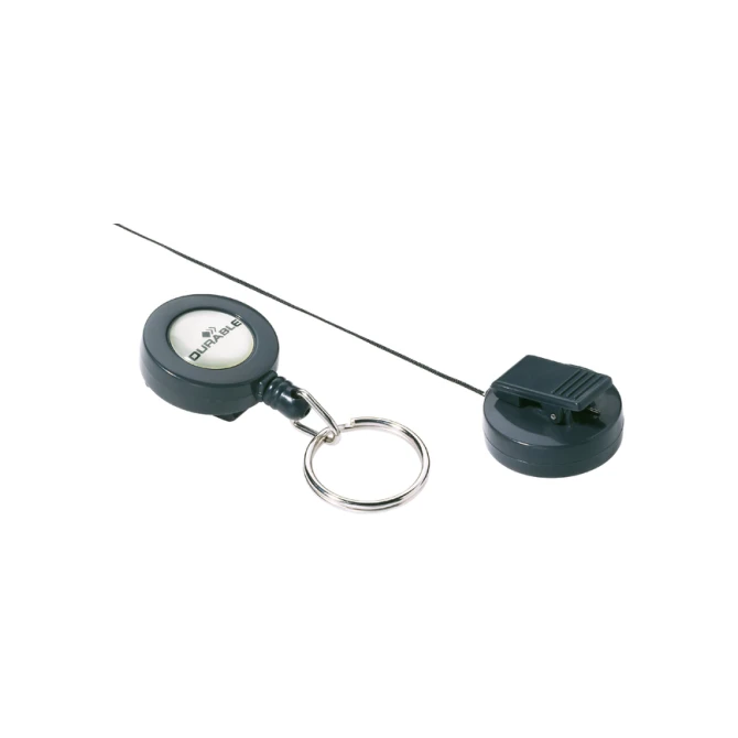 Afrolmechanisme Durable 8222 met sleutelring 800mm antraciet