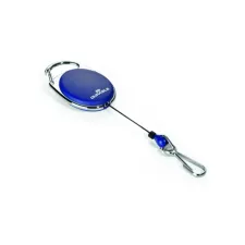 Afrolmechanisme Durable Style met karabijnhaak blauw