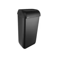 Afvalbak BlackSatino open inworp 23 liter zwart 331830