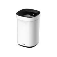 Afvalbak Desq open inworp 20 liter metaal wit