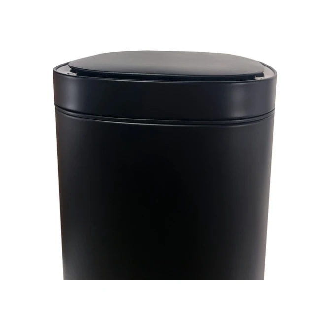 Afvalbak Desq Sensor 50 liter RVS zwart