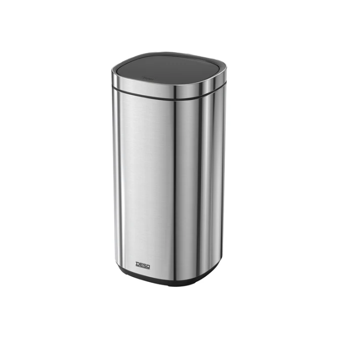 Afvalbak Desq Touch 50 liter RVS zilver