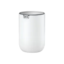 Afvalbak EKO Fandy 2 tafelmodel met swingdeksel 1,5 liter wit