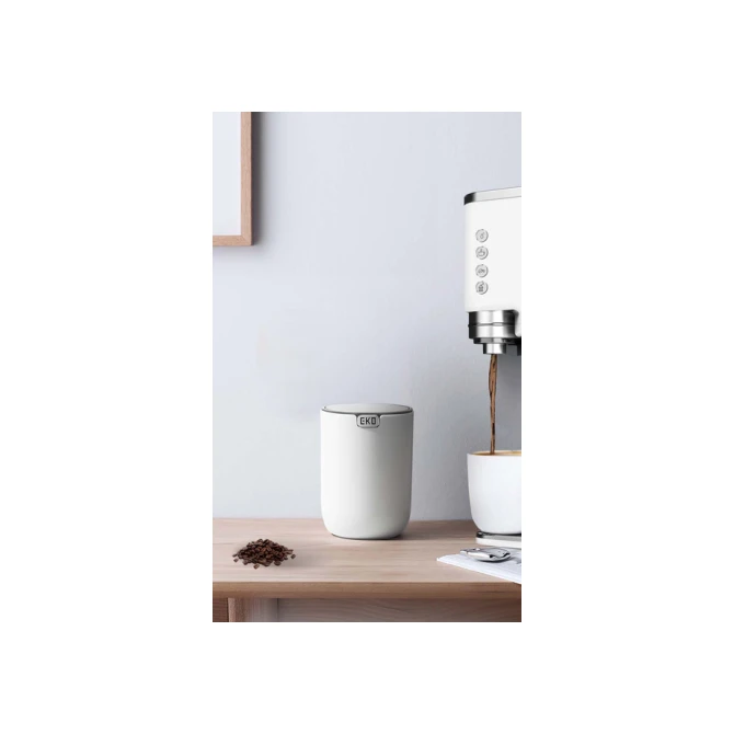 Afvalbak EKO Fandy 2 tafelmodel met swingdeksel 2,2 liter wit