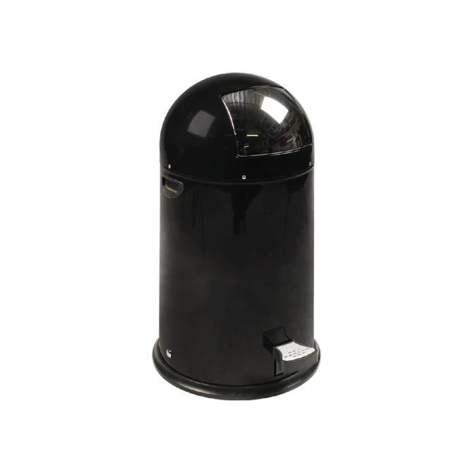 Afvalbak EKO Kickcan 33 liter mat zwart