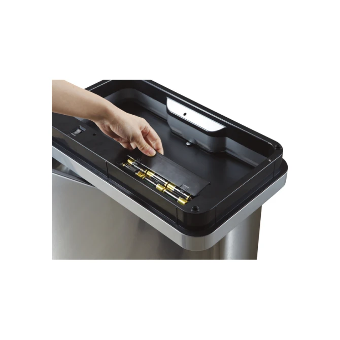 Afvalbak EKO Mirage met sensor 30liter RVS mat