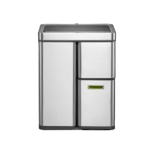 Afvalbak EKO Mirage Plus sensor 30liter en 2x15liter RVS