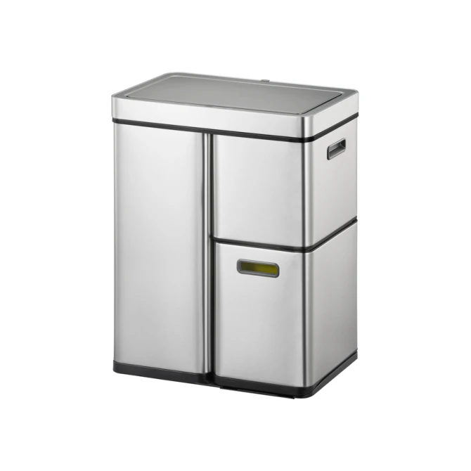 Afvalbak EKO Mirage Plus sensor 30liter en 2x15liter RVS
