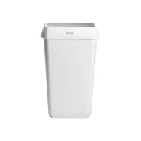 Afvalbak Katrin open inworp 25 liter wit 91899
