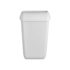 Afvalbak Quartzline open inworp 43 liter wit 441404