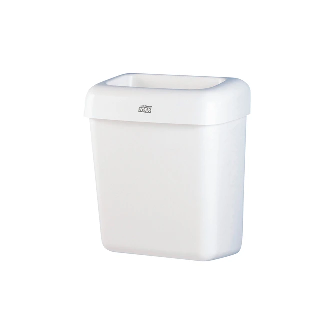 Afvalbak Tork B2 open inworp 20 liter wit 226100