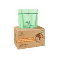 Afvalzak bio Mr.Green Mind 26x29cm 2-3 liter dispenser 250 stuks
