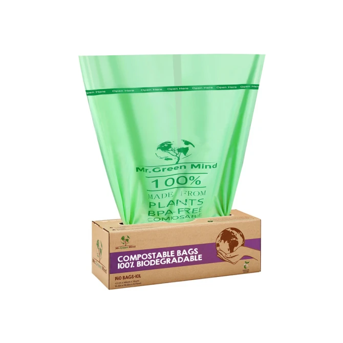 Afvalzak bio Mr.Green Mind 43x46cm 10 liter dispenser 140 stuks