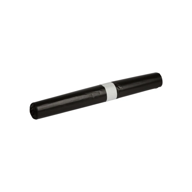 Afvalzak Propsac HDPE T23 58x100cm 70L zwart rol à 25 stuks