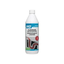 Afvoerontstopper HG badkamer vloeibaar 1l Afvoerontstopper HG badkamer vloeibaar 1l