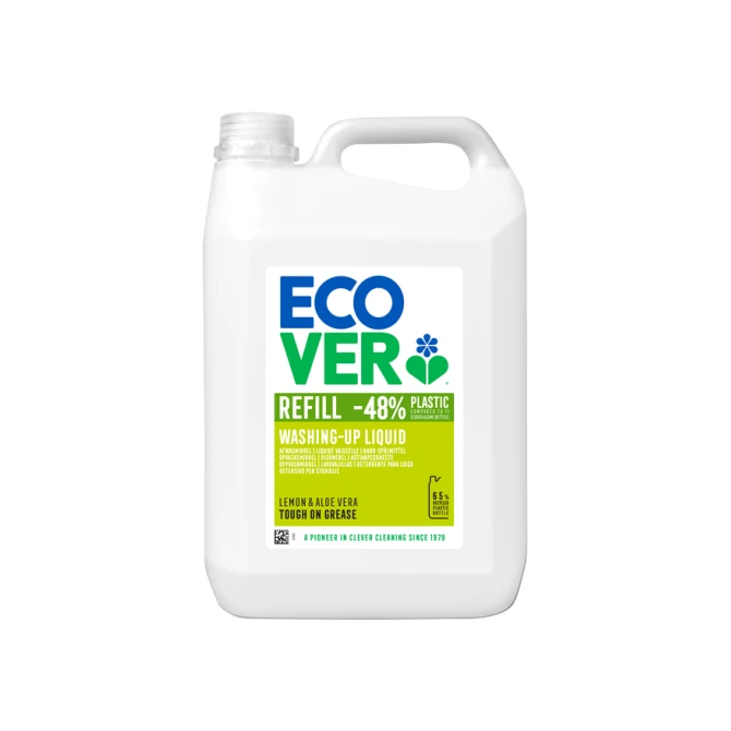 Afwasmiddel Ecover citroen & aloë vera navulling 5L