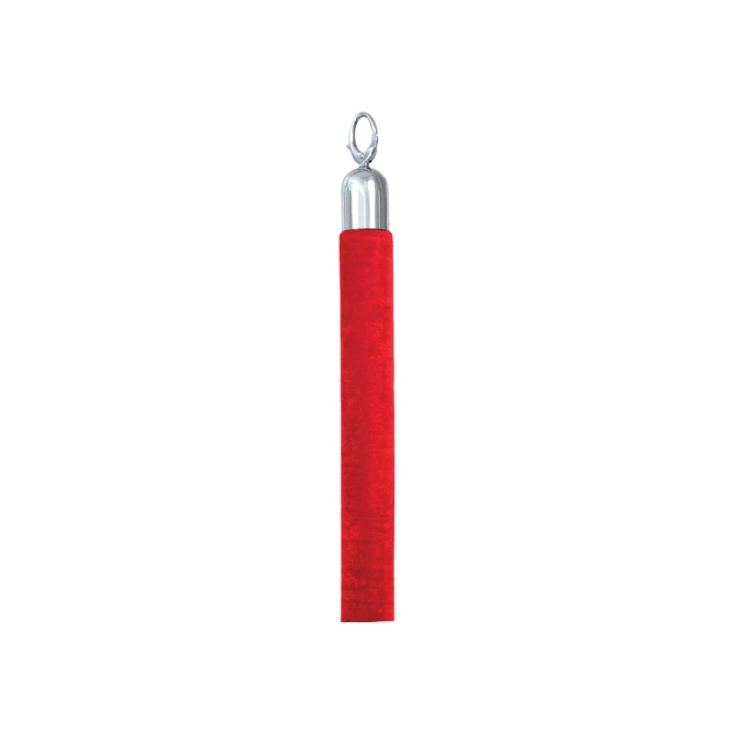 Afzetkoord Securit 150cm rood met chroome knop