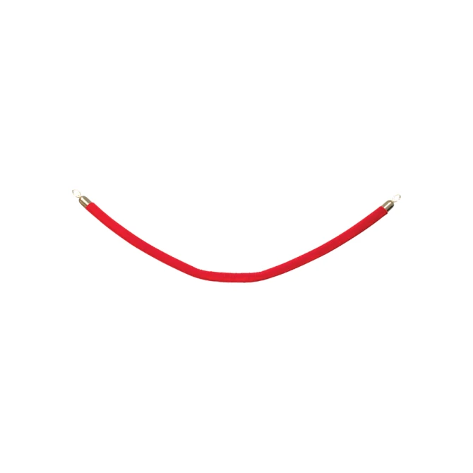 Afzetkoord Securit 150cm rood met goudkleurige knop
