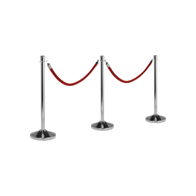 Afzetkoord Securit 150cm zwart met goudkleurige knop