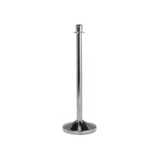 Afzetpaal Securit 100cm met voet chroom Afzetpaal Securit 100cm met voet chroom