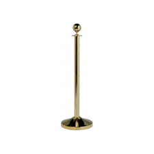 Afzetpaal Securit 100cm met voet goudkleurig Afzetpaal Securit 100cm met voet goudkleurig