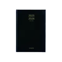 Agenda 2026-2027 Brepols Bretime Lima 16maanden 7dagen/2pagina's zwart